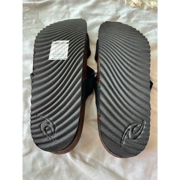 Womens Rip Curl Stella slip on sandals size 10 Black - Picture 9 of 13